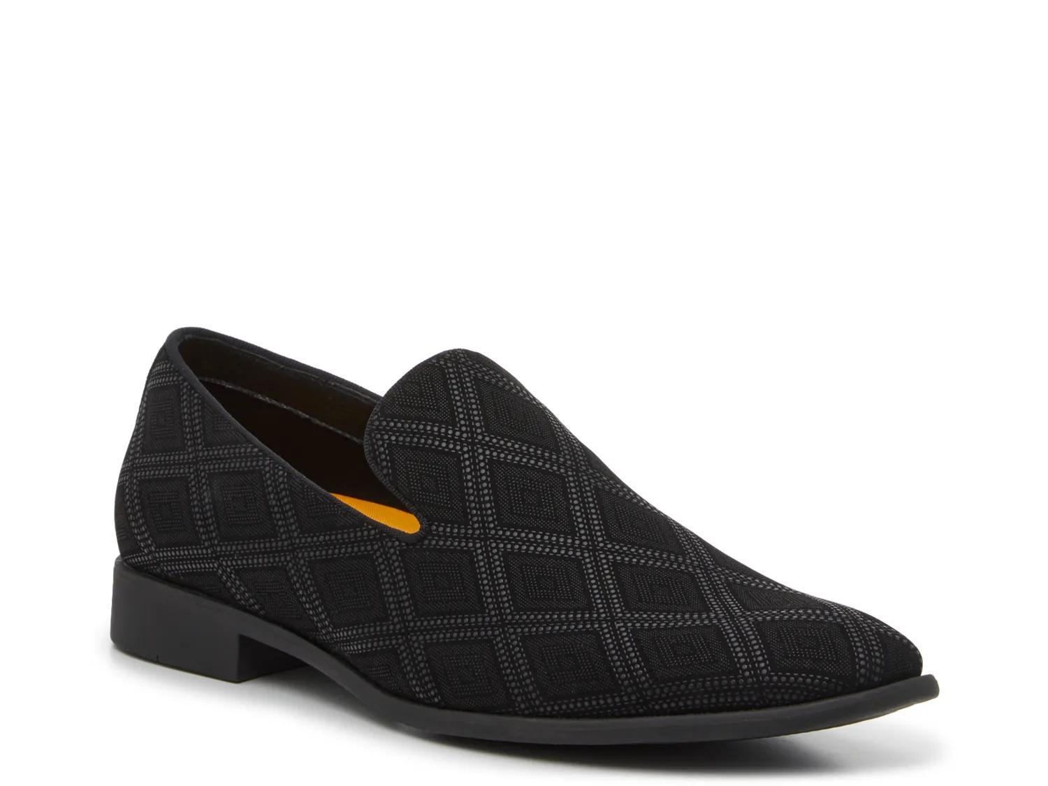 C45. Mix No 6 Mens Harloe Velvet Loafers Black-US 9 Men main image 2