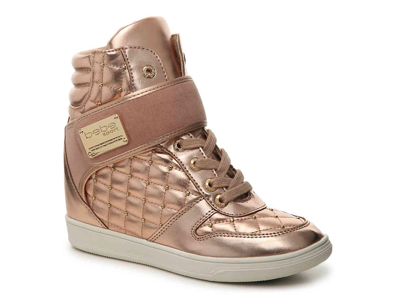 Bebe Cadyna Wedge Sneaker Lyst