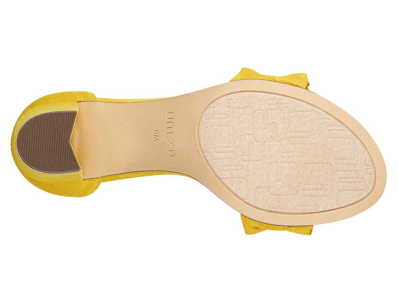 unisa yellow shoes