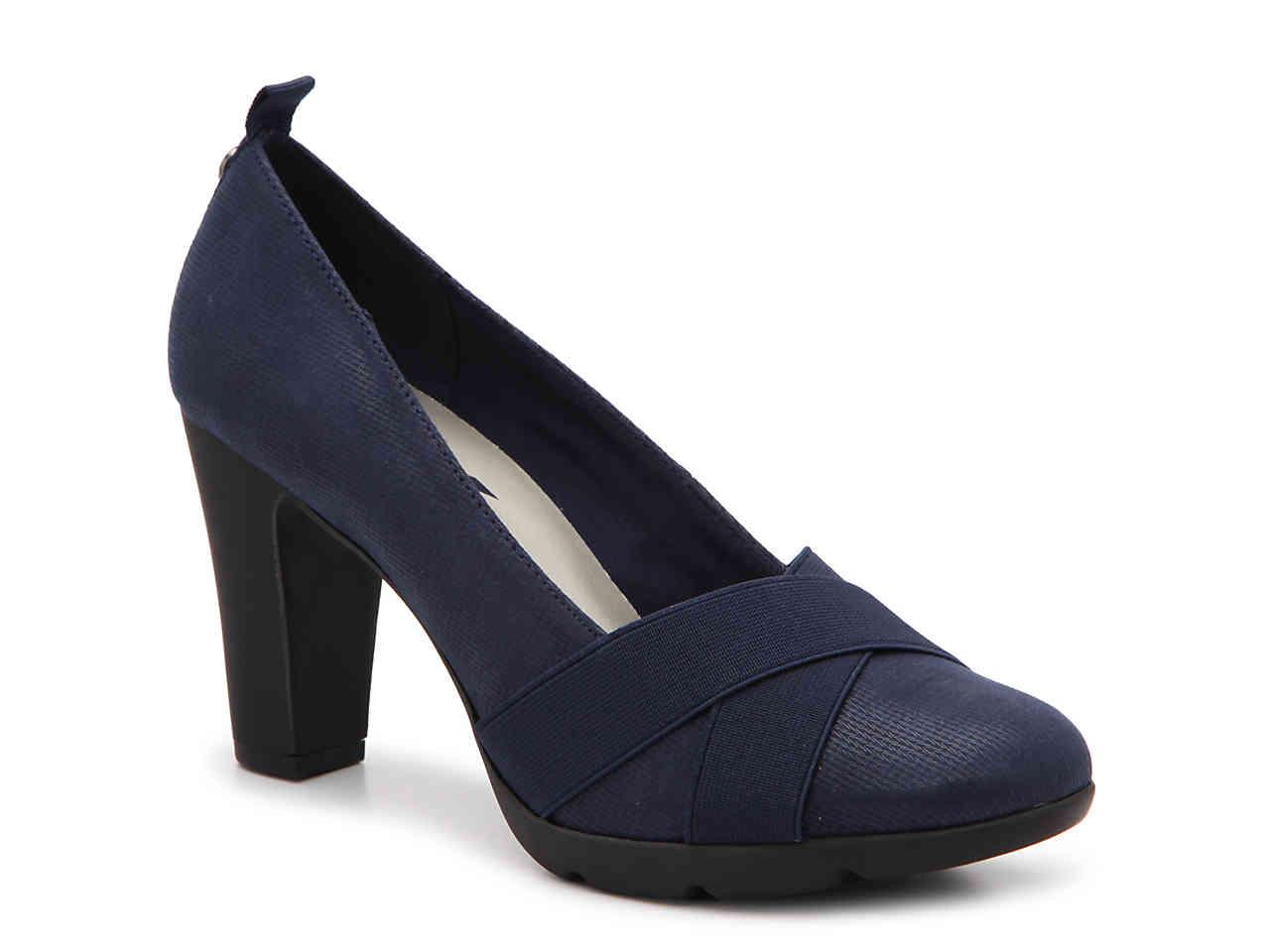Anne Klein Synthetic Sport Ximom Pump in Navy (Blue) - Lyst