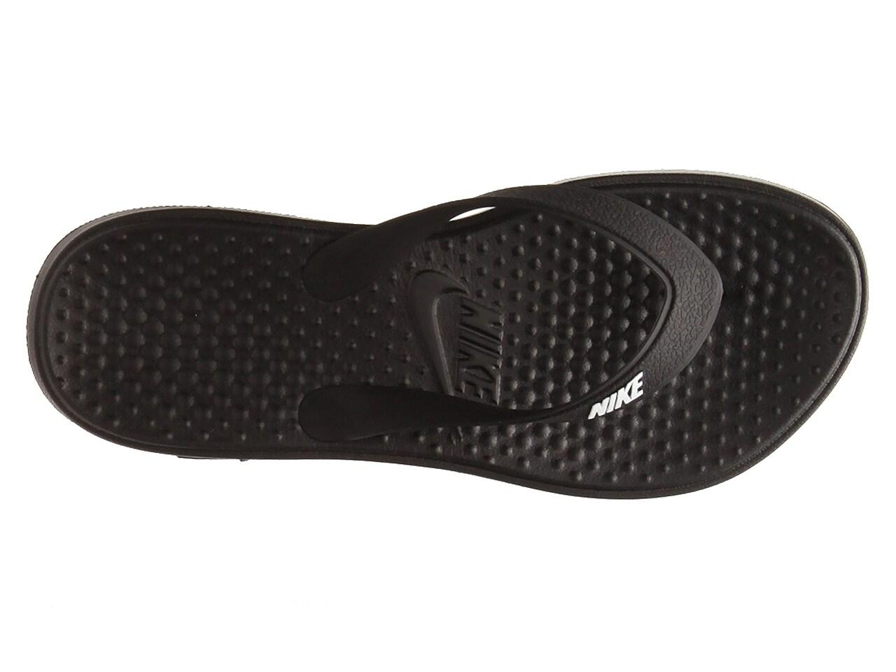 Nike Solay Flip Flop in Black | Lyst