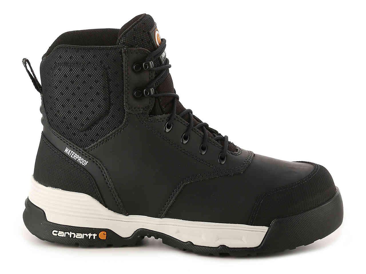 carhartt men's force 6 waterproof composite toe work boots