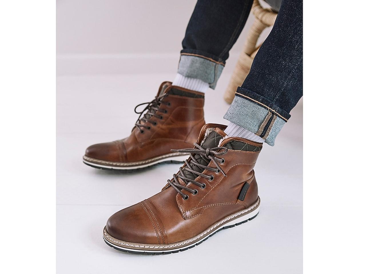 Crown Vintage Cap Toe Boot in Brown for Men | Lyst