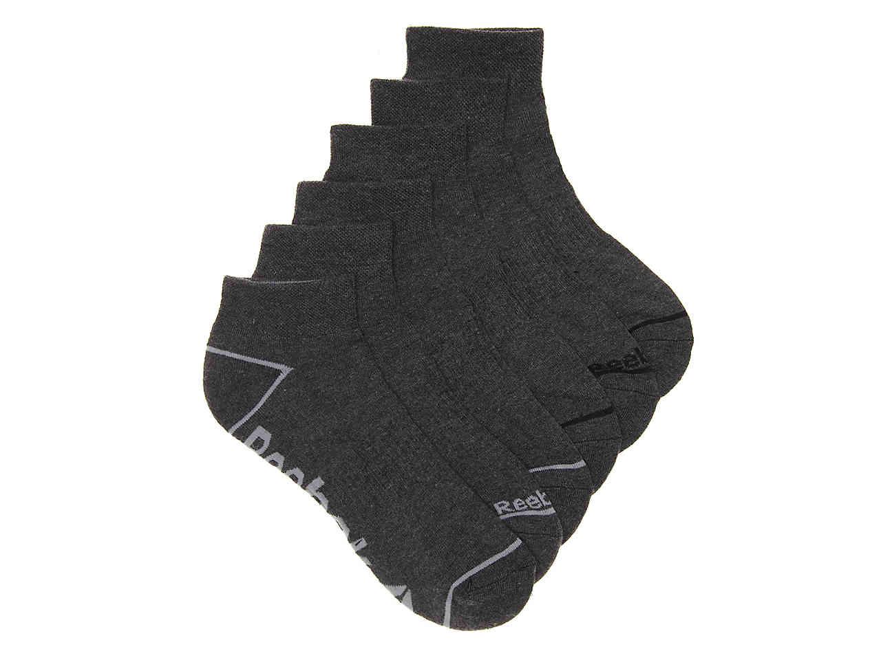 reebok black ankle socks