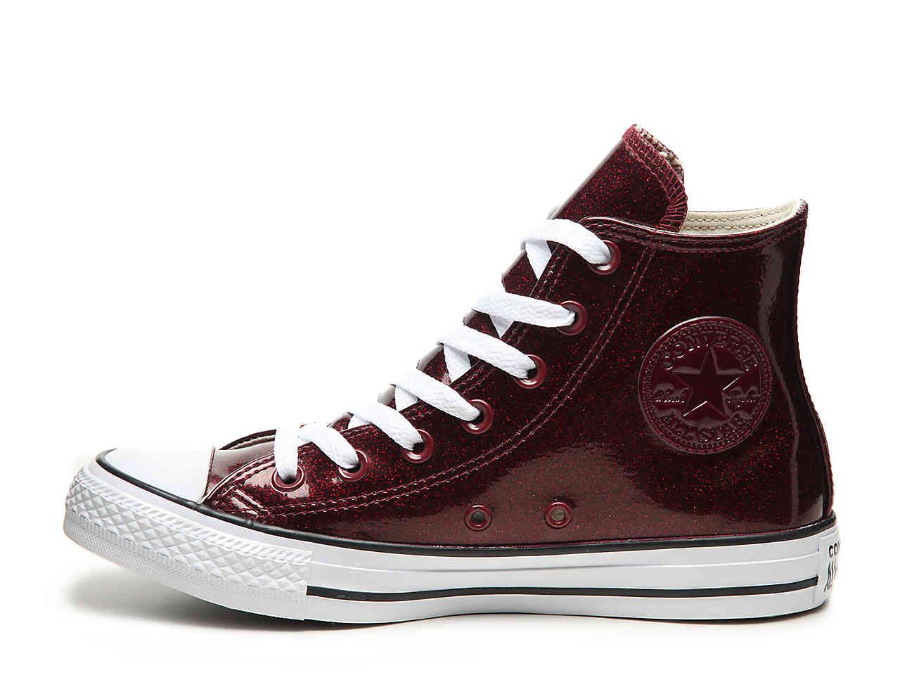 Converse Denim Chuck Taylor All Star Bright Glitter Hightop Sneaker in