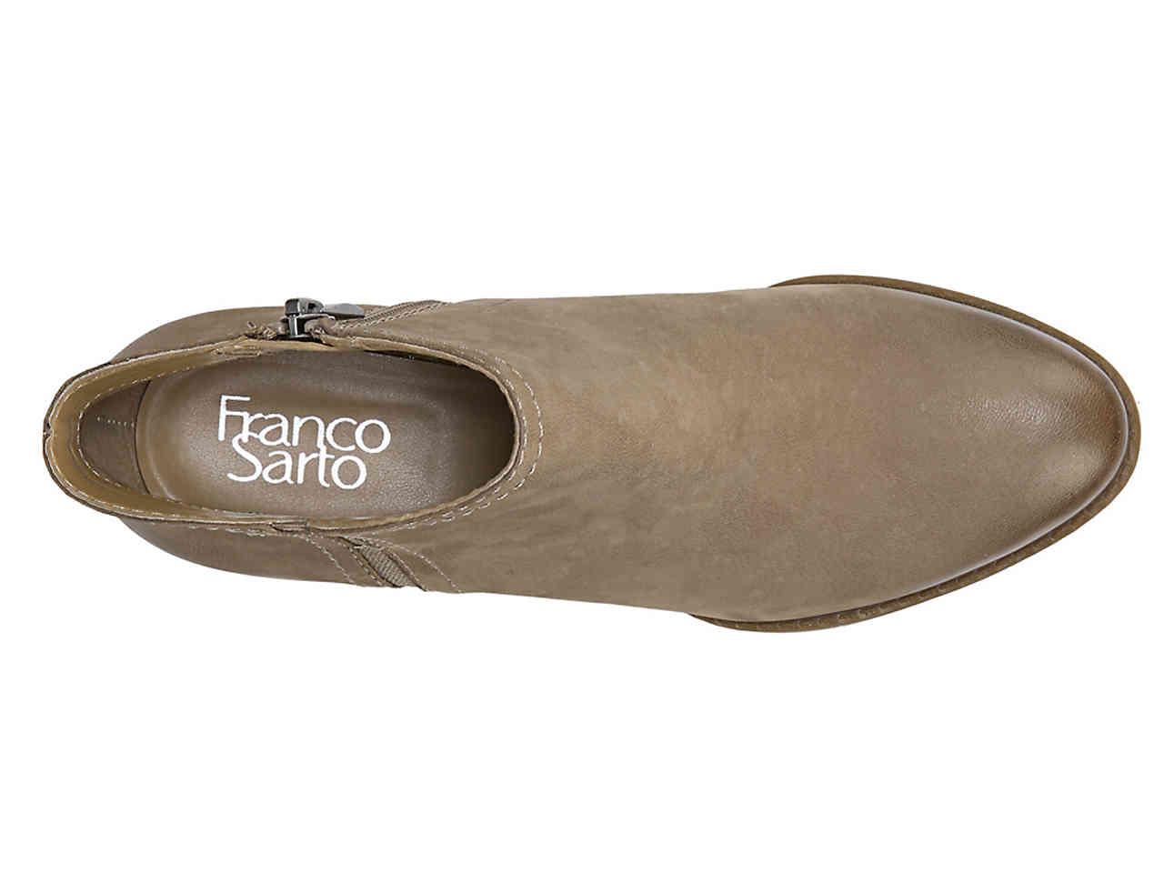 franco sarto wera wedge bootie