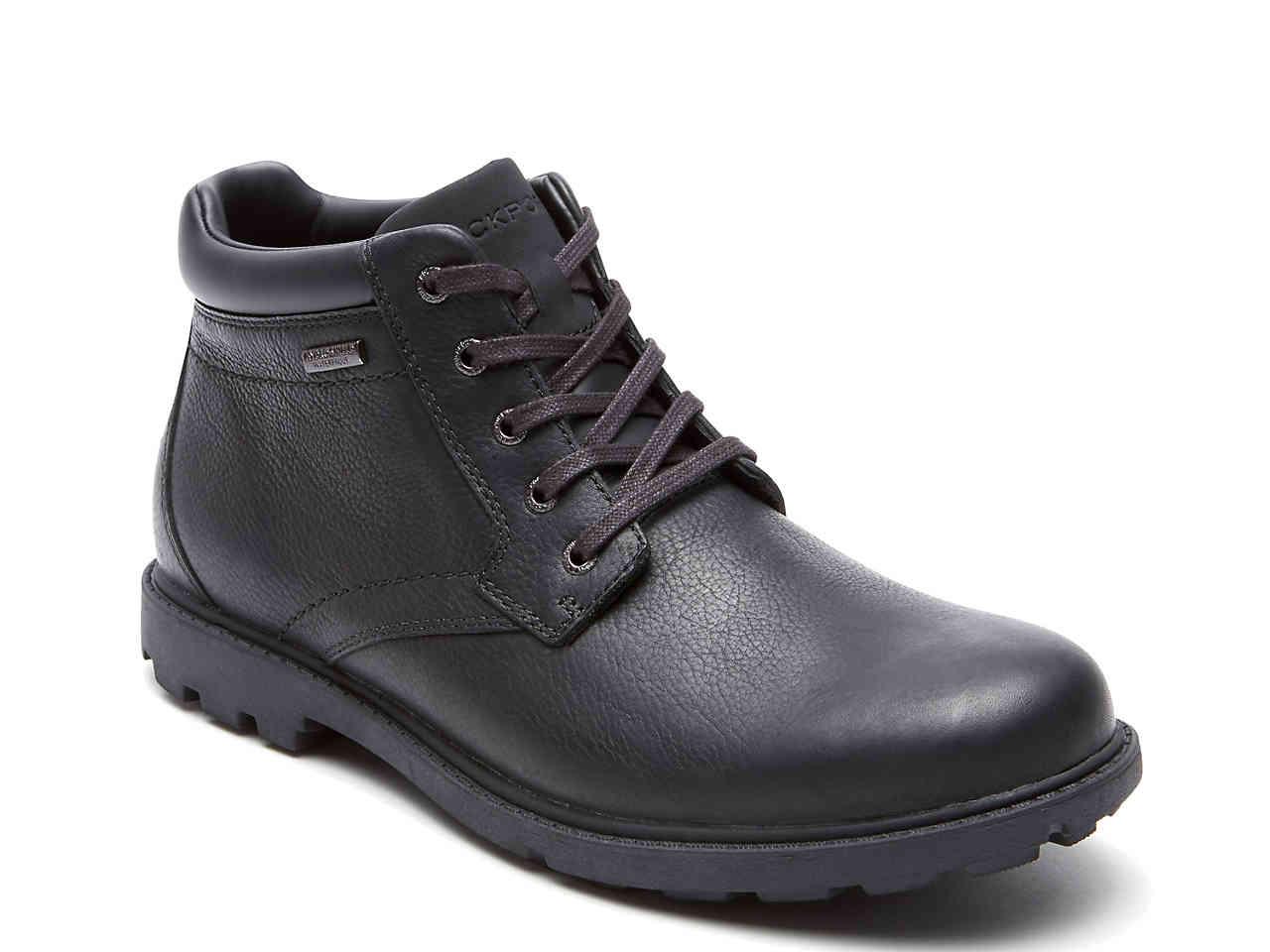 Rockport Leather Storm Surge Boot in Black for Men - Lyst