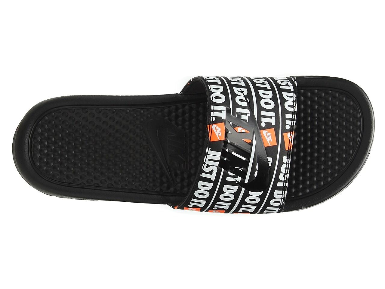 orange just do it slides