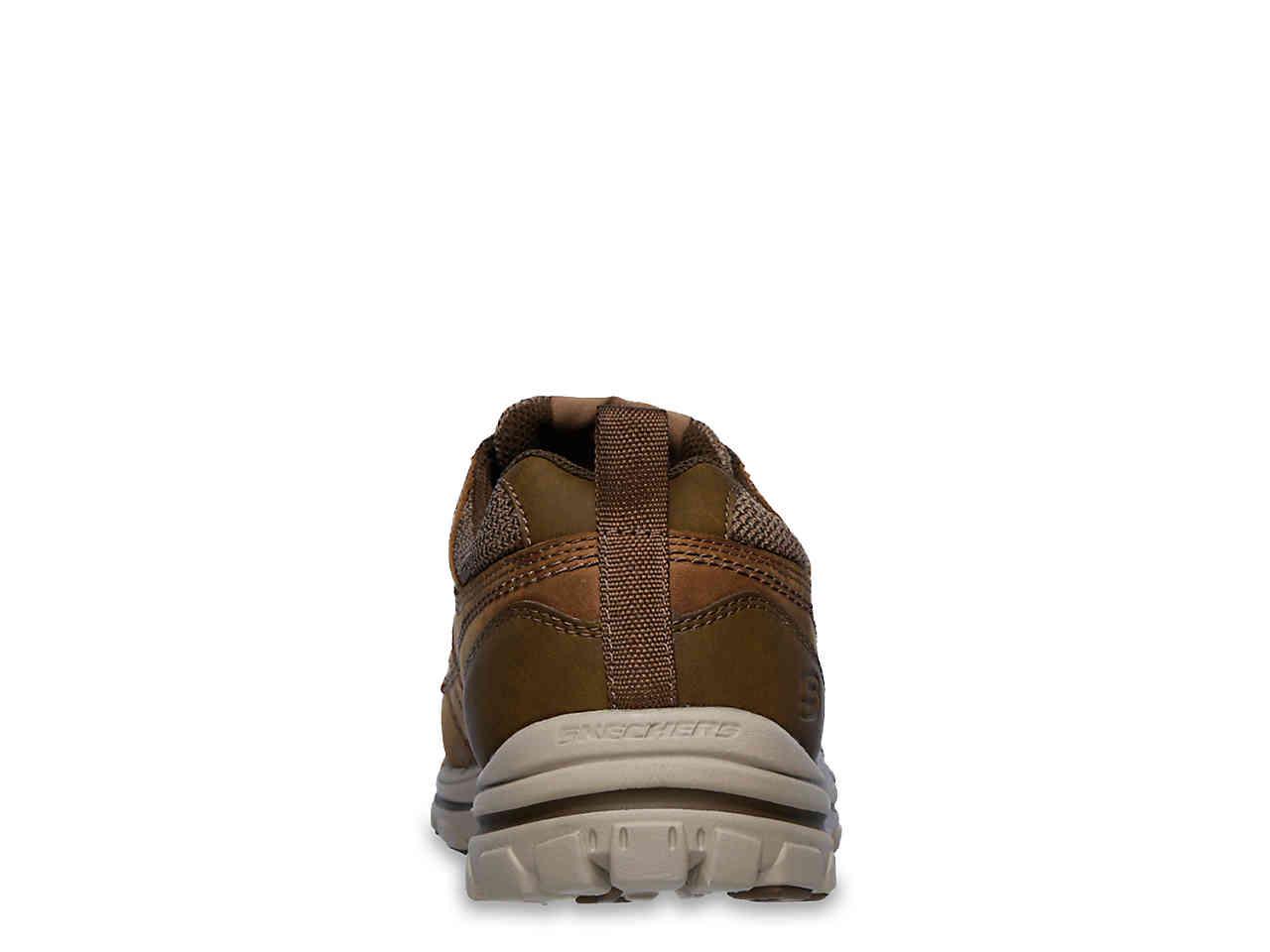 Skechers Leather Relaxed Fit Braver Ralson Oxford in Brown for Men | Lyst