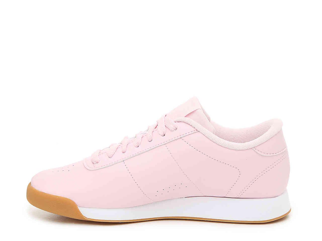 Reebok Synthetic Princess Sneaker in Pink/White/Gold Metallic (Pink) - Save  55% | Lyst