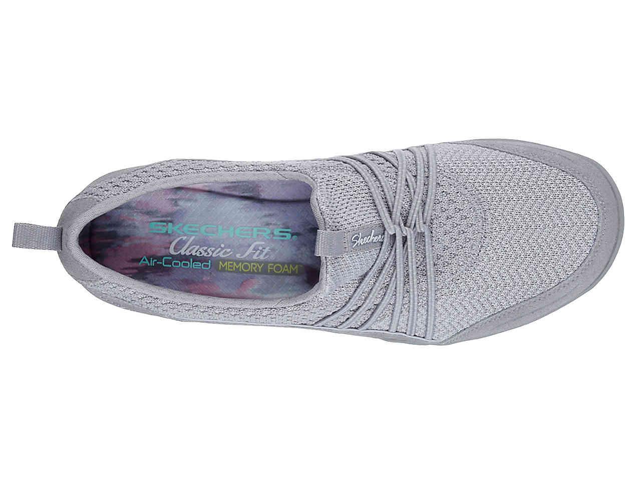 Skechers Classic Fit Empress Slip-on Sneaker in Gray | Lyst