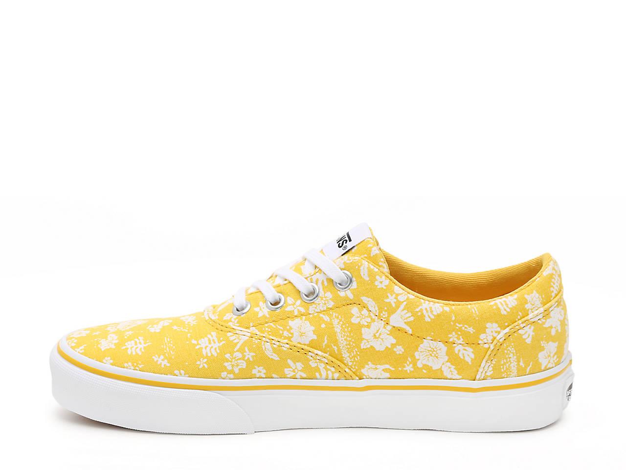 Vans Denim Doheny Sneaker in Yellow Floral Print (Yellow) Lyst