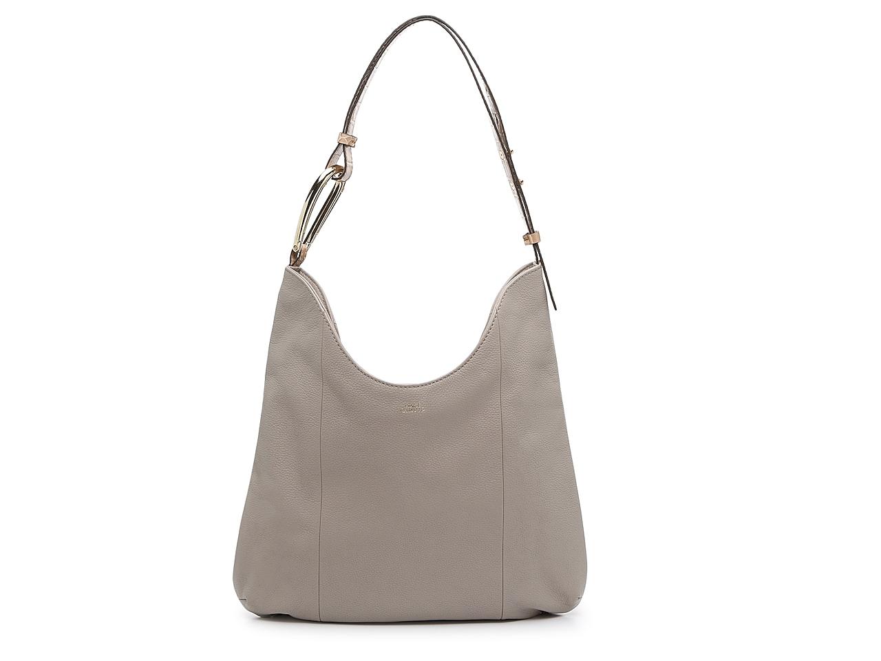 Vince Camuto Hlry Leather Shoulder Bag in Gray | Lyst