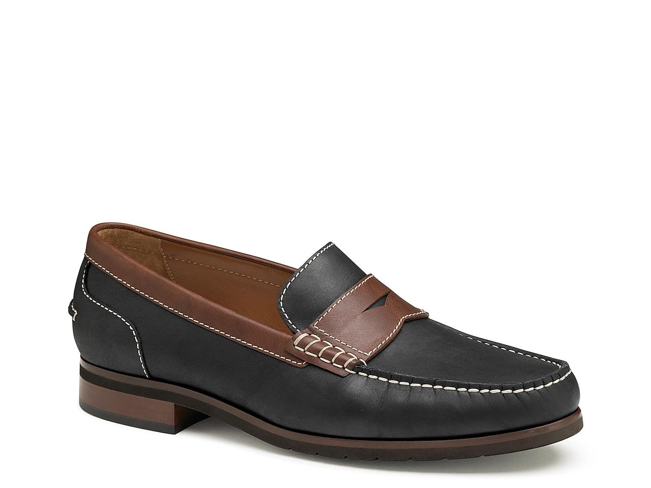 Johnston & Murphy Lincoln Penny Loafer in Black for Men Lyst