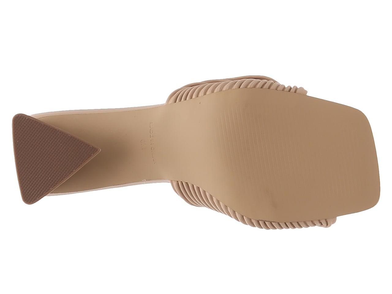 Steve Madden Evela Sandal in Natural | Lyst