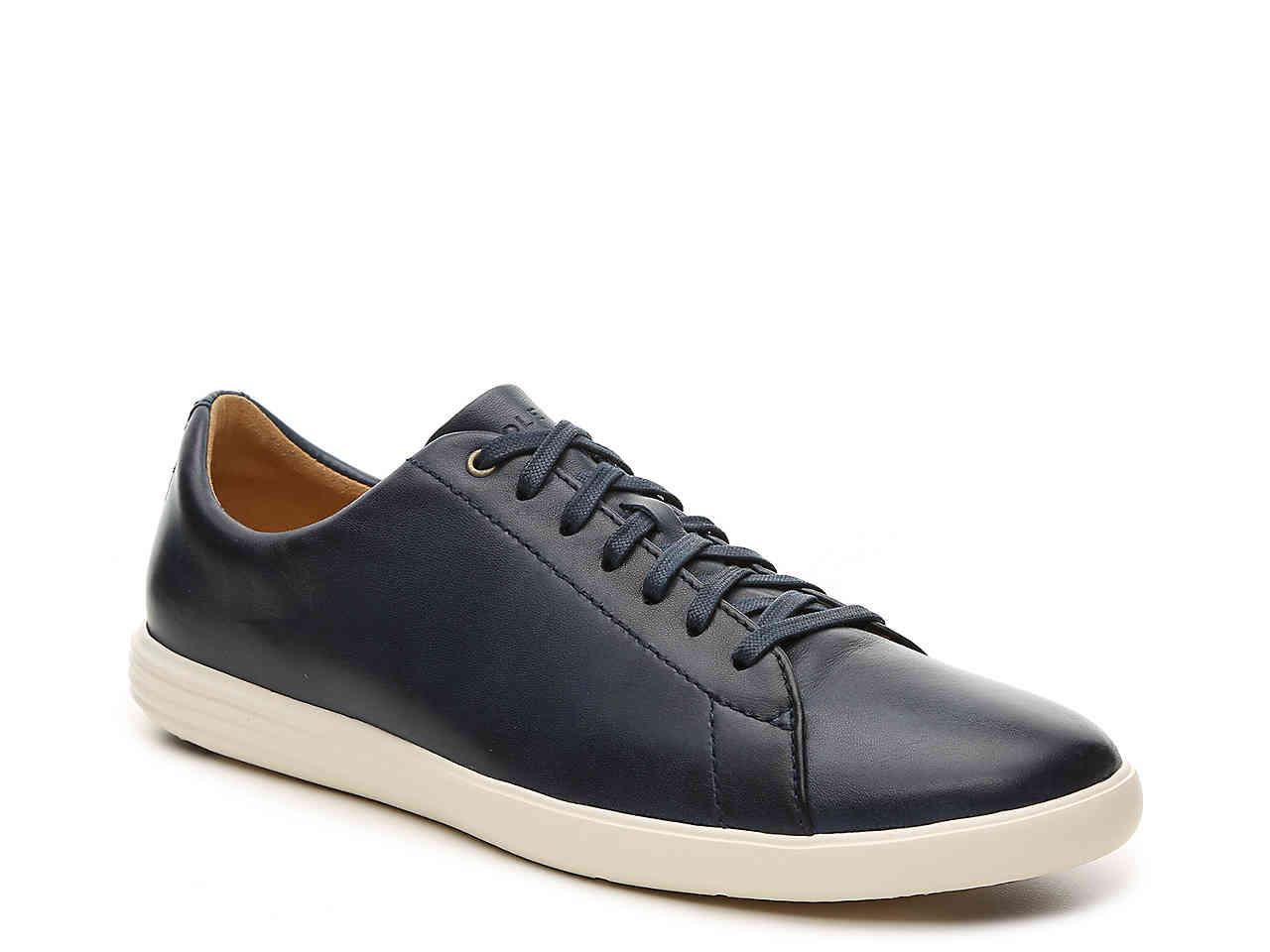 Cole Haan Grand Crosscourt Ii Leather Sneaker in Navy (Blue) for Men Lyst