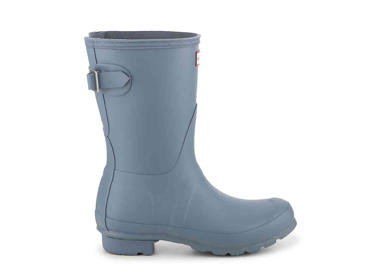 short matte rain boots