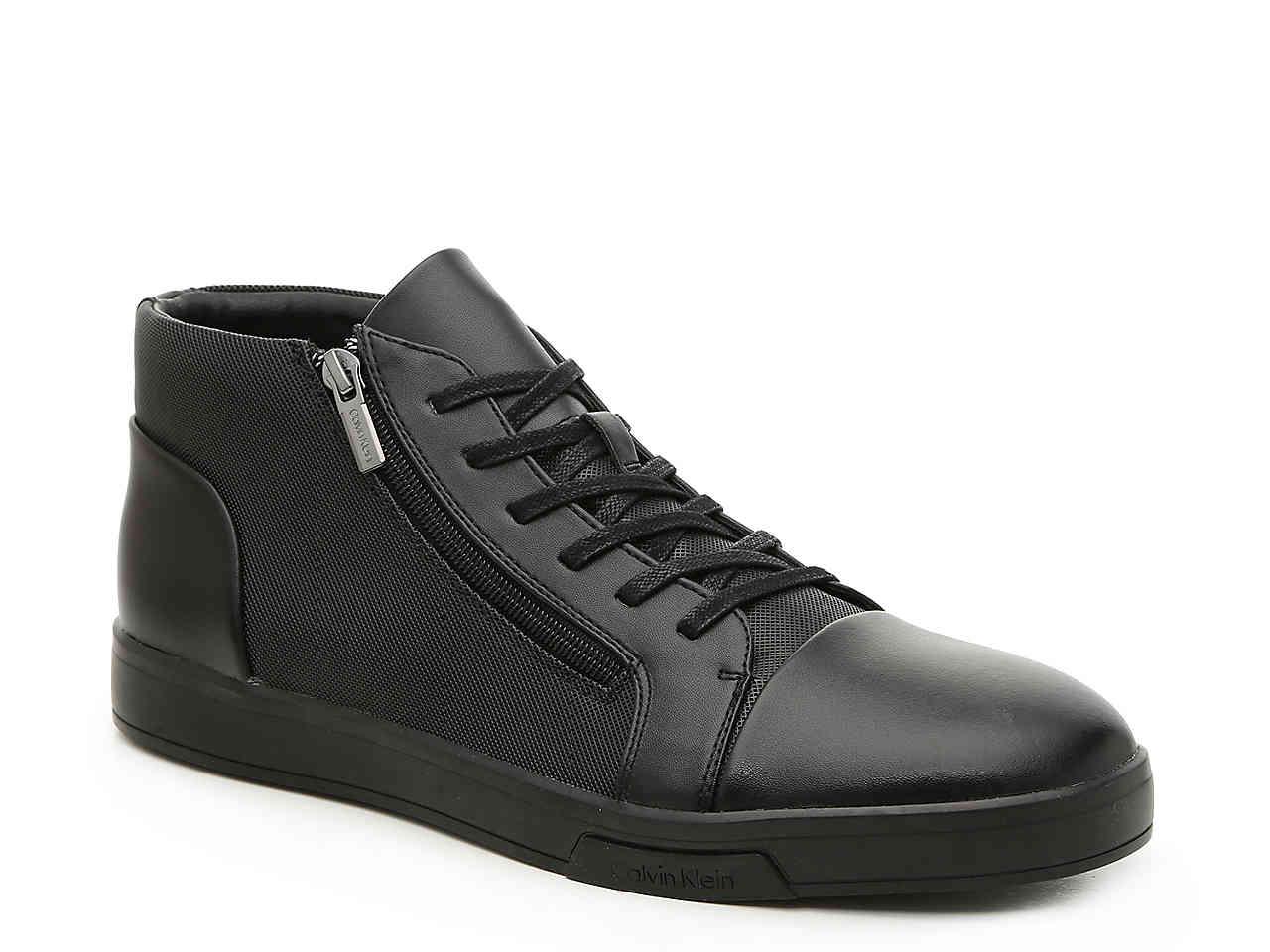 Calvin Klein Baris High-top Sneaker in Black for Men - Lyst