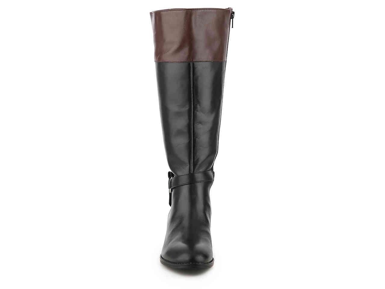 lauren ralph lauren makaila wide calf riding boot