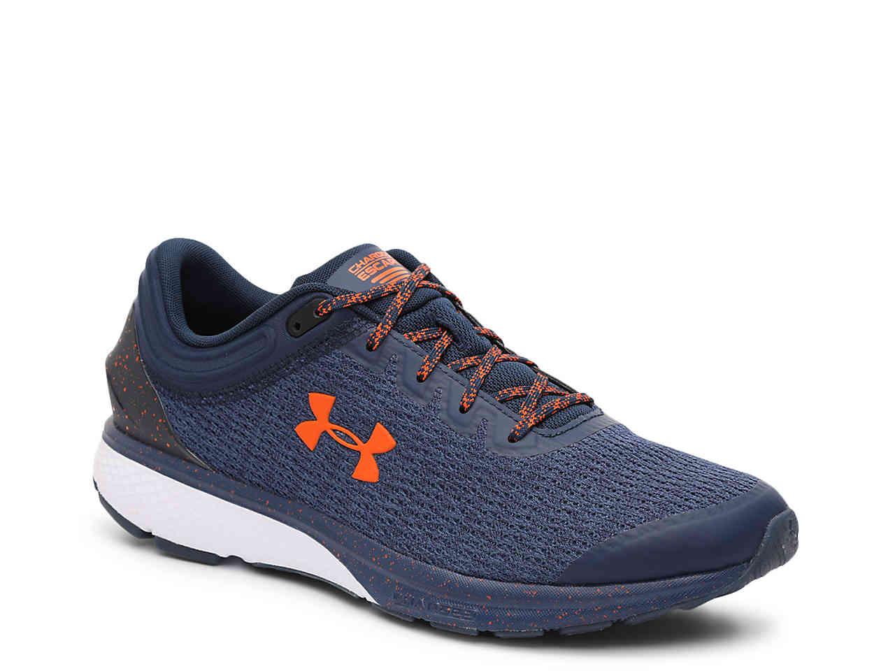 Under Armour Synthetic Charged Escape 3 Running Shoe in Navy/Orange (Blue)  for Men | Lyst