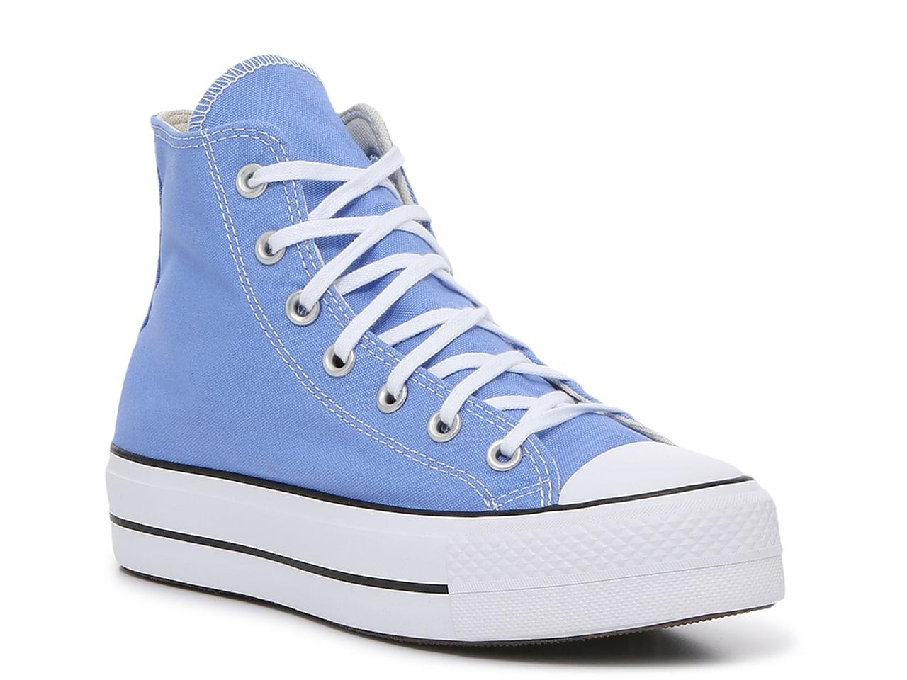 Converse Chuck Taylor All Star Lift Platform High-top Sneaker in Blue | Lyst