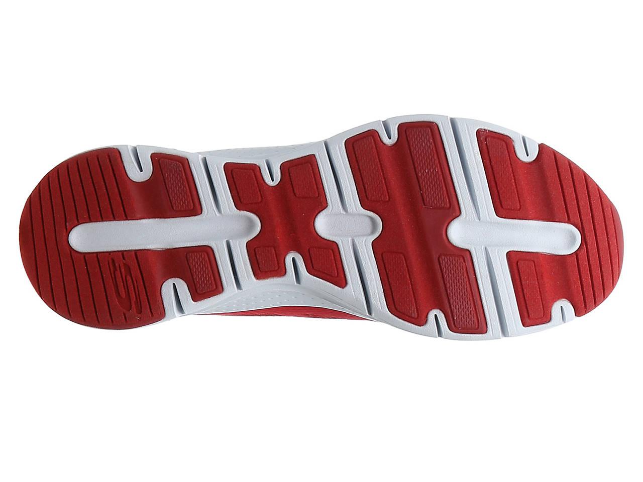 arch fit skechers red
