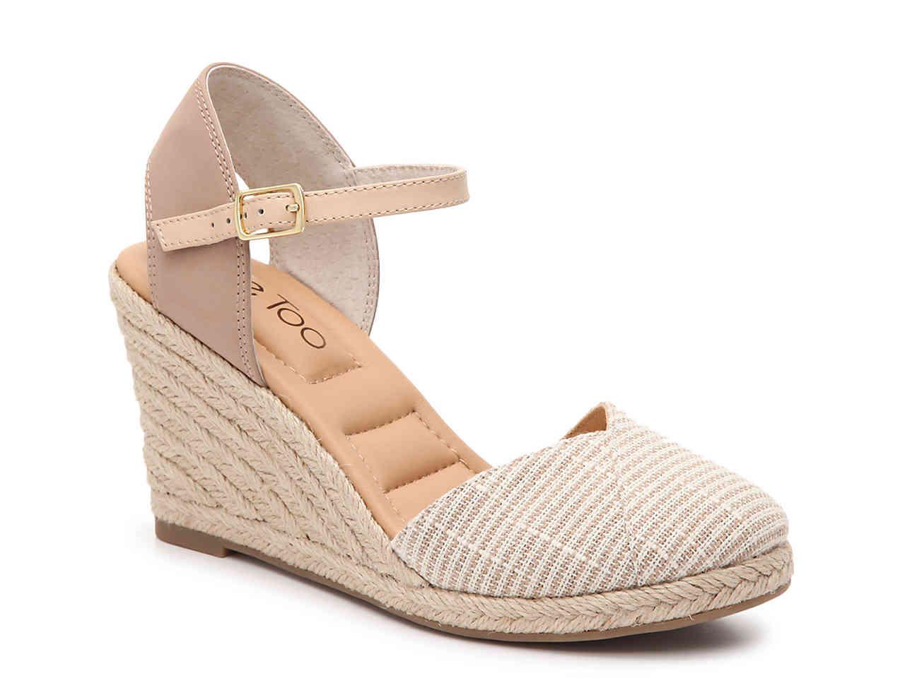 me too betty espadrille wedge sandal
