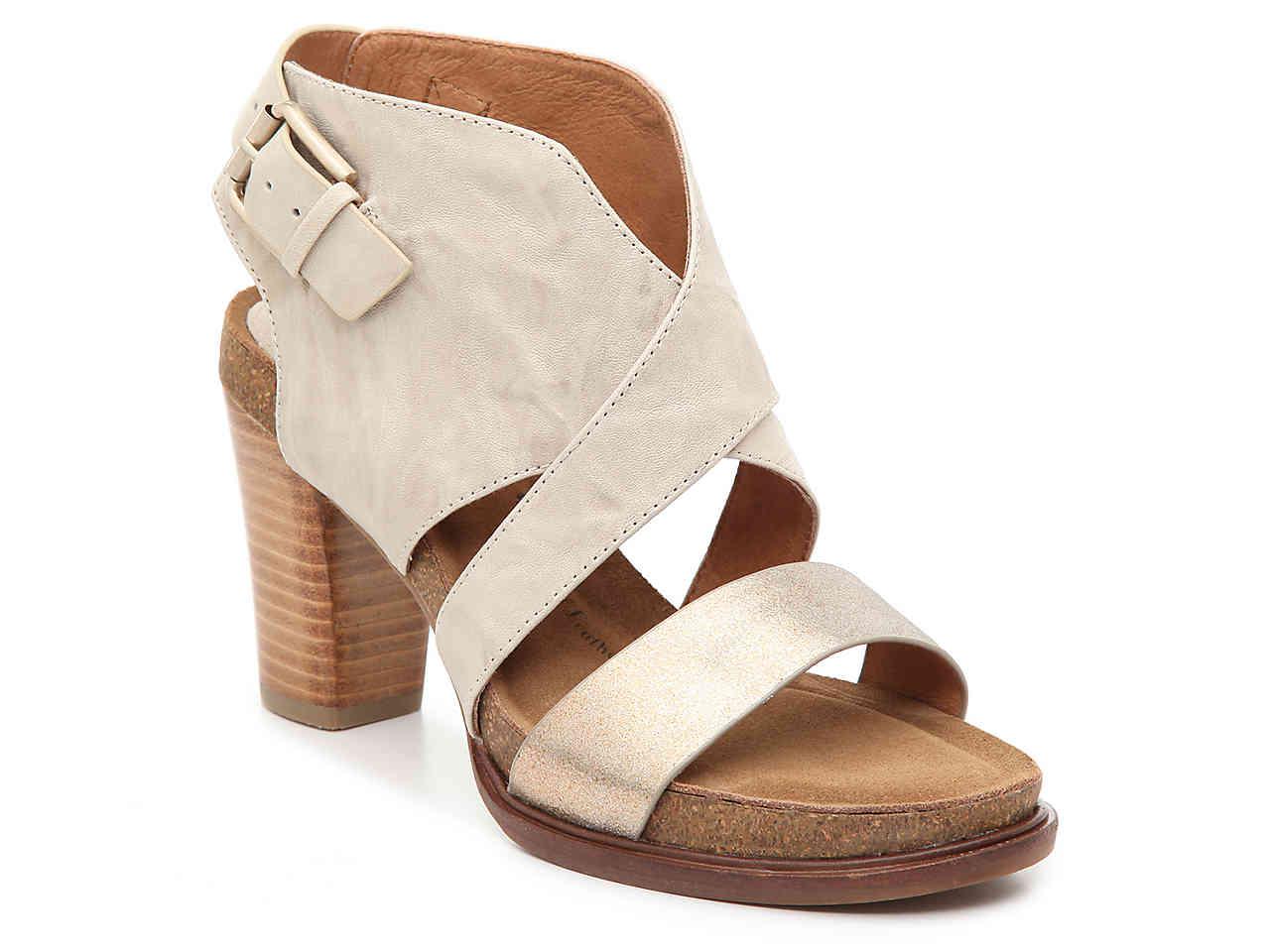 sofft metallic sandals
