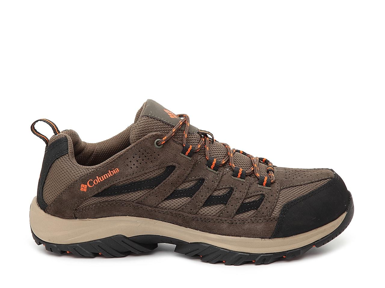Columbia Crestwood Wide Hiking Shoe in Dark Brown/Taupe (Brown) for Men