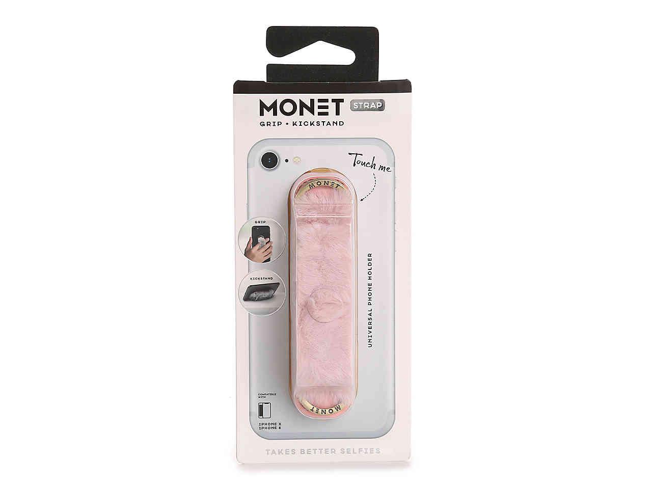  Monet Phone Grip with Expanding Stand & Slim Wallet- Supreme Red  : Cell Phones & Accessories