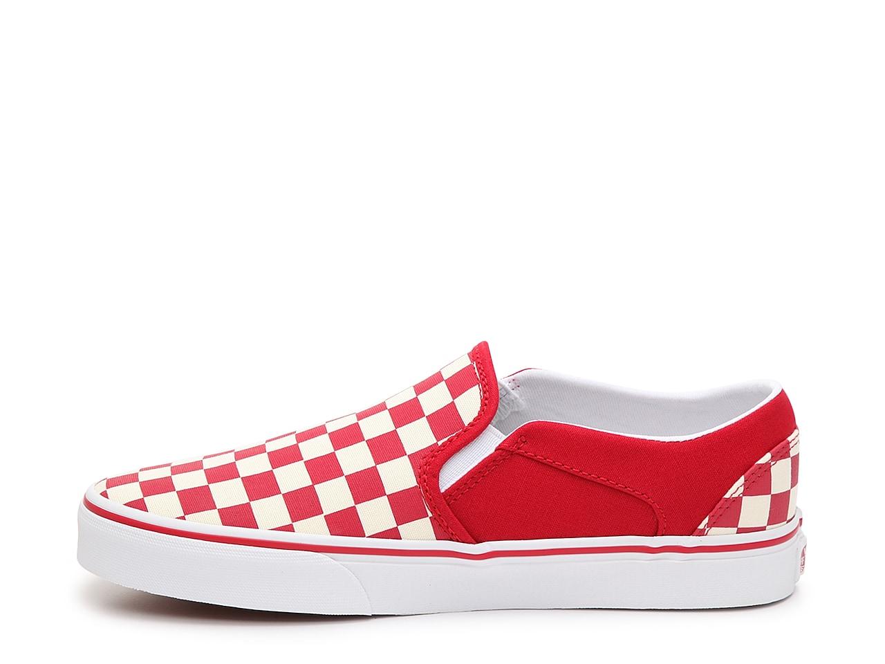vans asher red