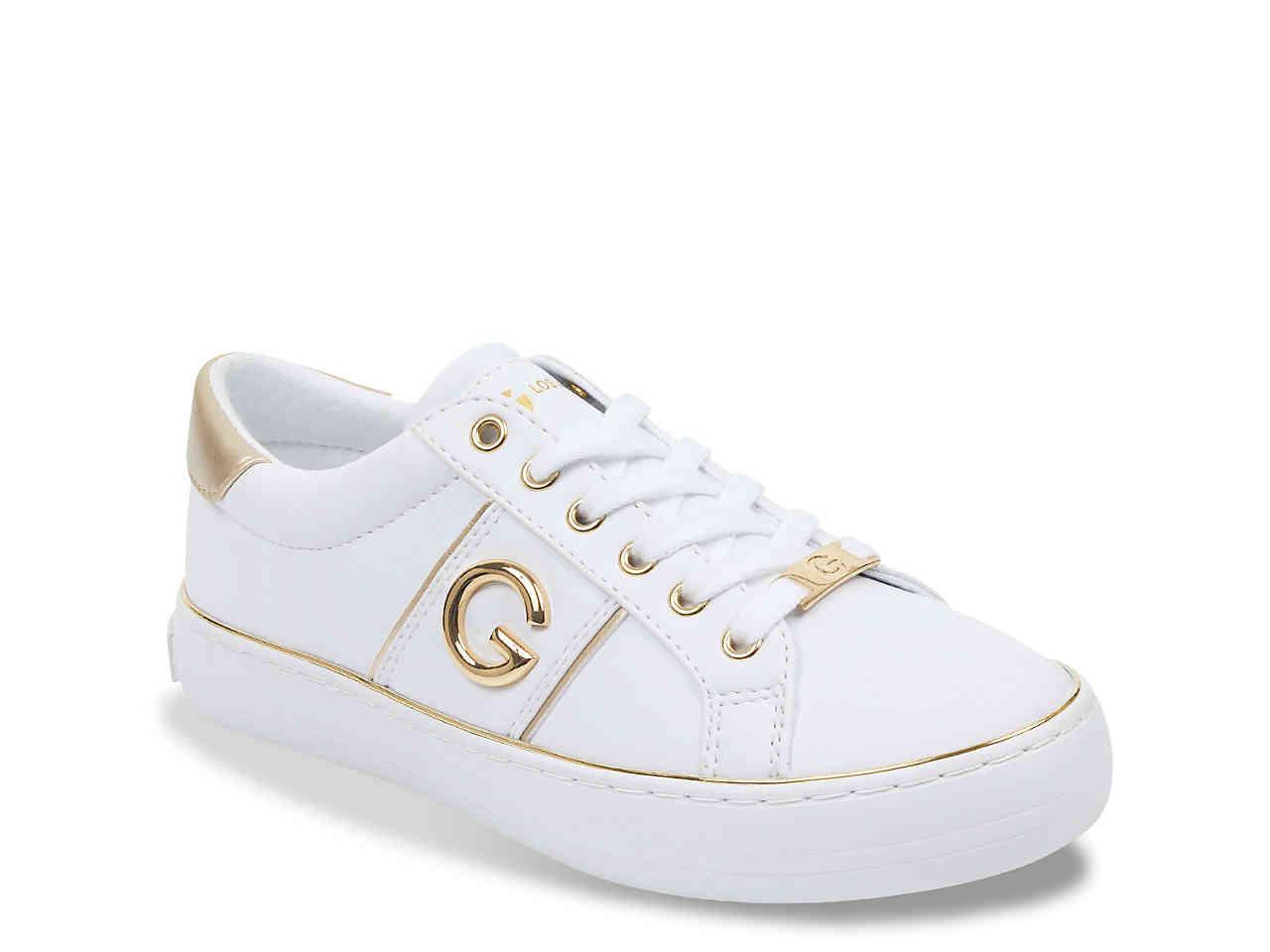 g by guess sneakers white