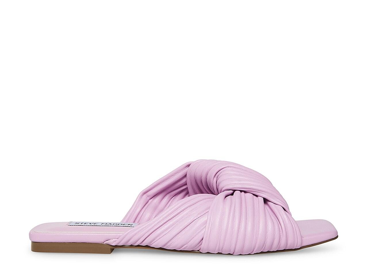 Steve Madden Synthetic Mentor Flat Sandal in Purple - Lyst