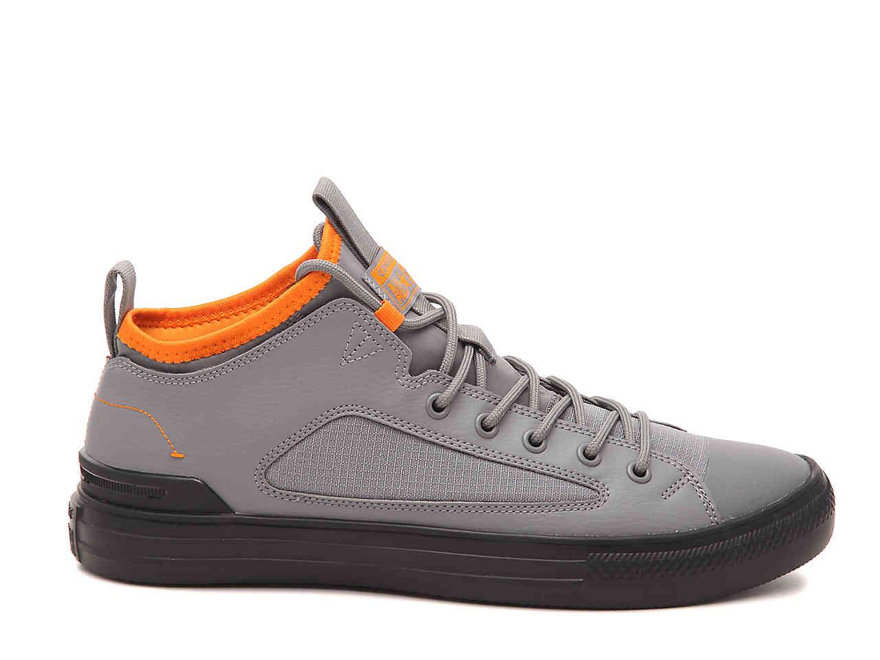 grey and orange converse