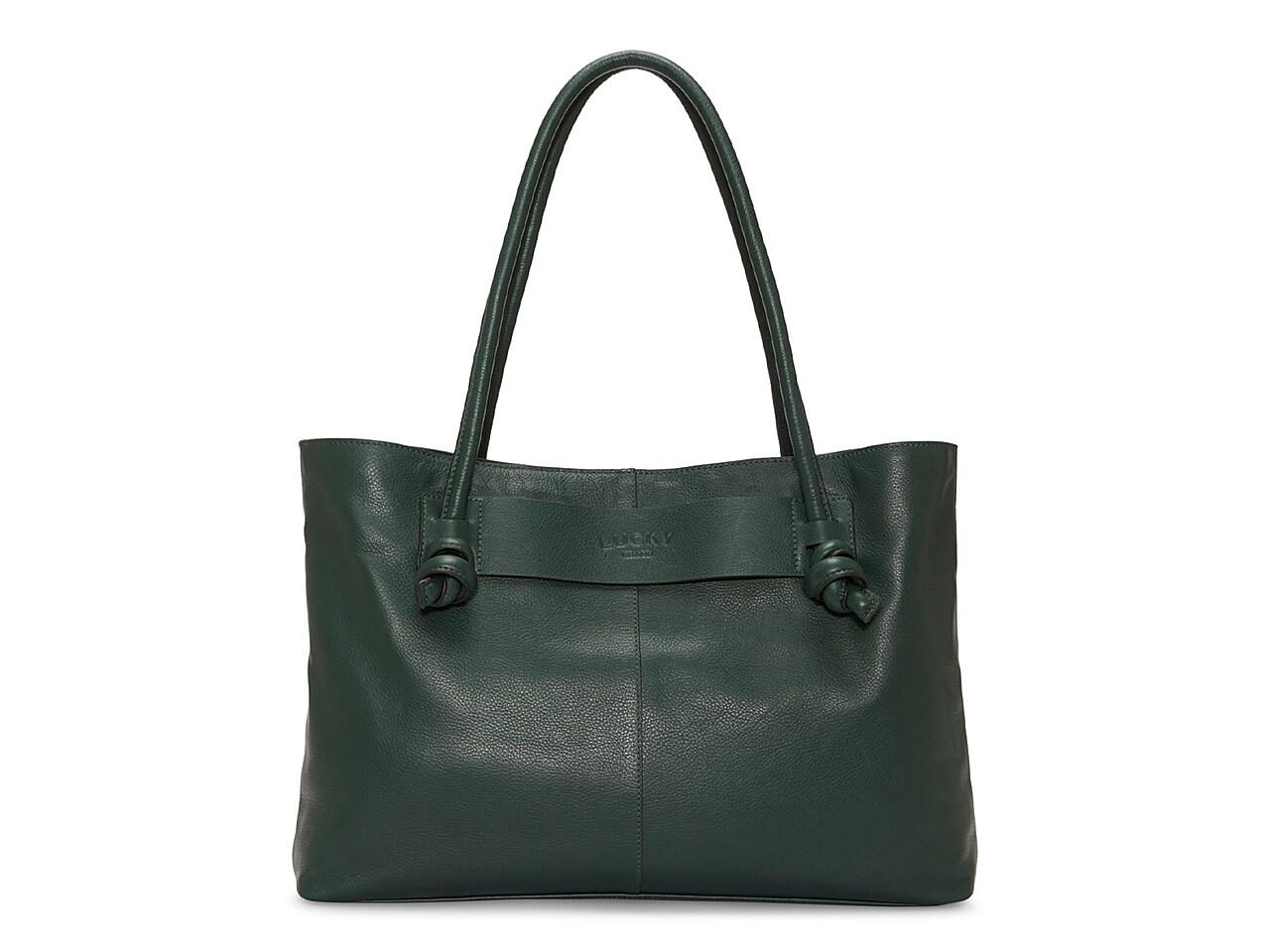 Lucky Brand Juli Leather Tote in Black | Lyst