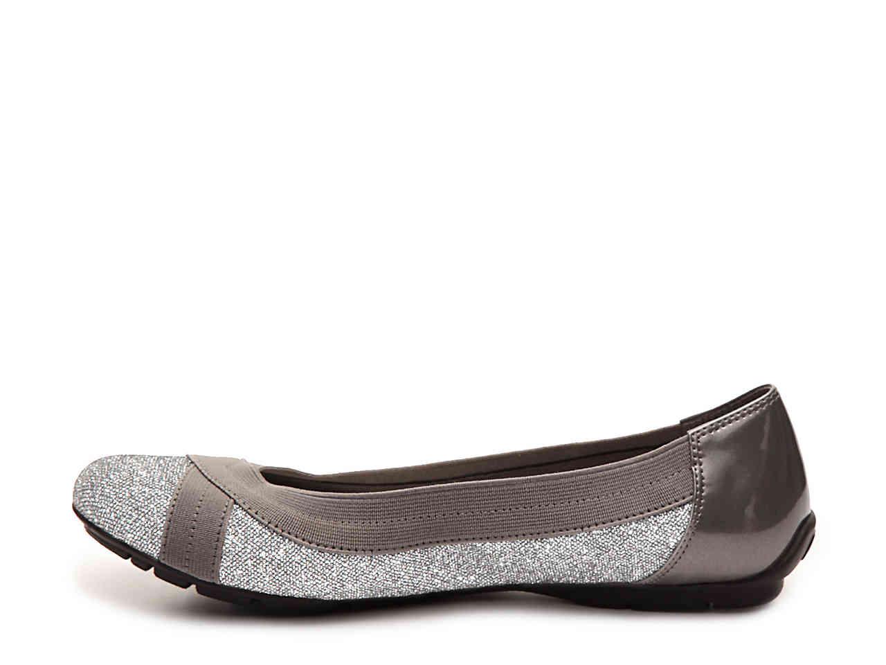 Anne Klein Sport Insure Ballet Flat in Metallic Lyst