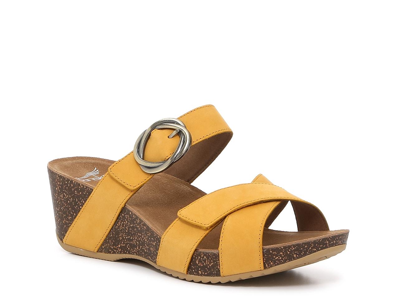 Dansko Susie Wedge Sandal in Metallic Lyst