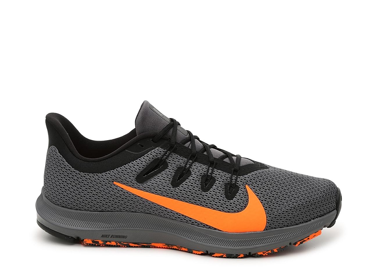 Nike Synthetic Quest 2 Running Shoe in Black/Grey/Orange (Gray) for Men -  Lyst