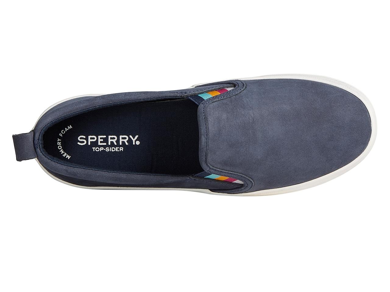 Sperry navy store slip ons