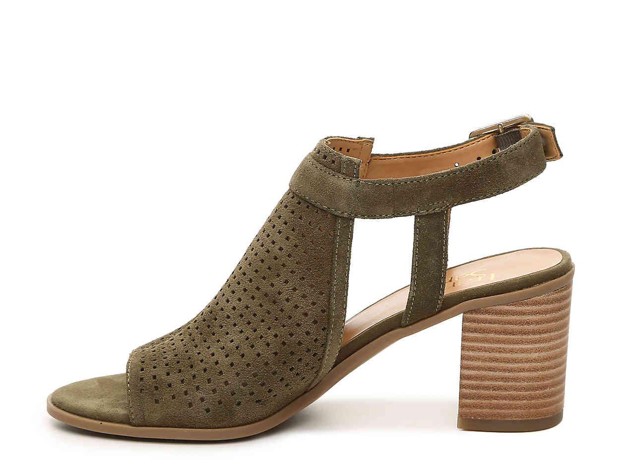 franco sarto green sandals