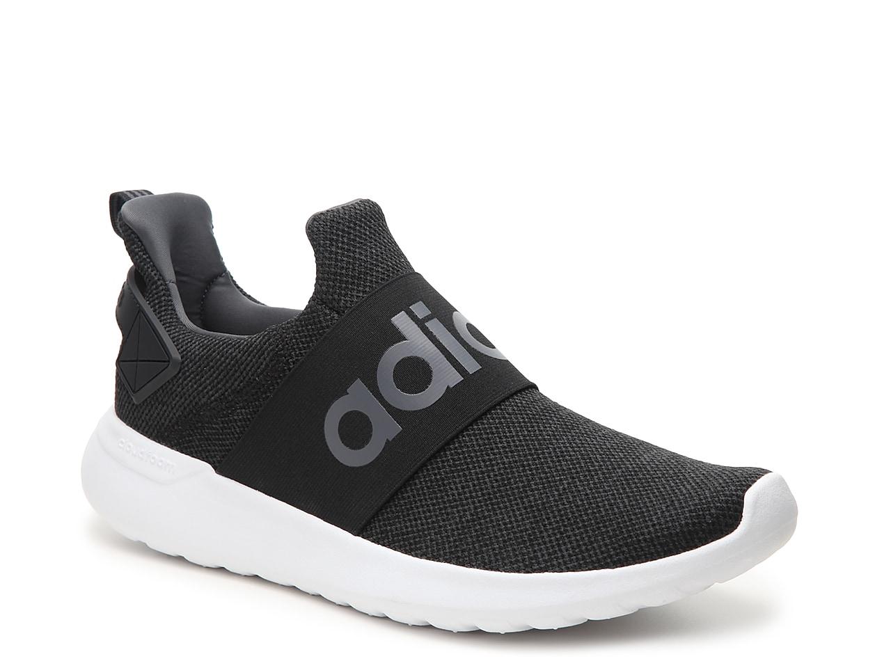 adidas Lace Cloudfoam Lite Racer Adapt Athletic Shoe in Black for Men | Lyst