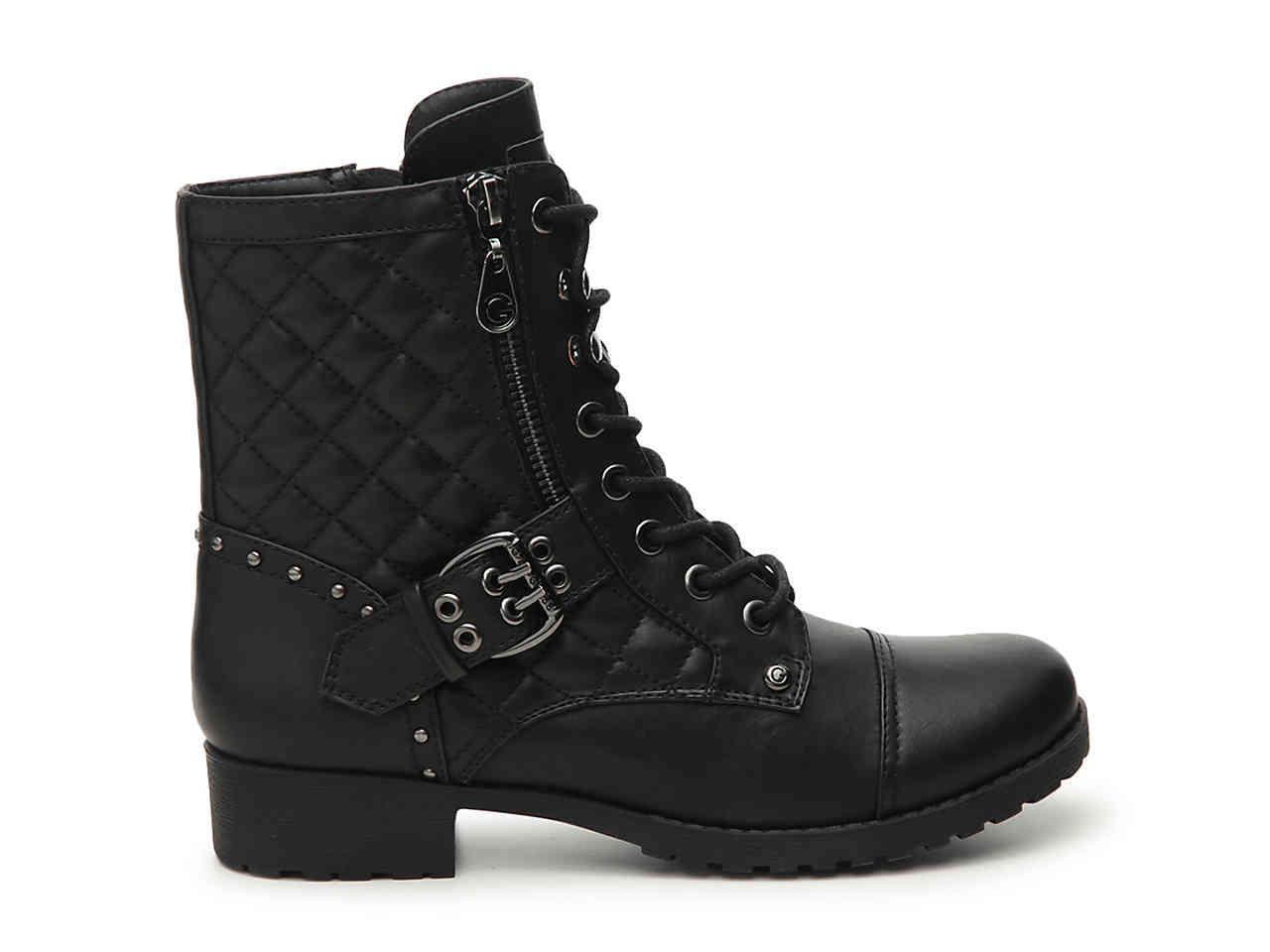 g by guess balmy combat boot