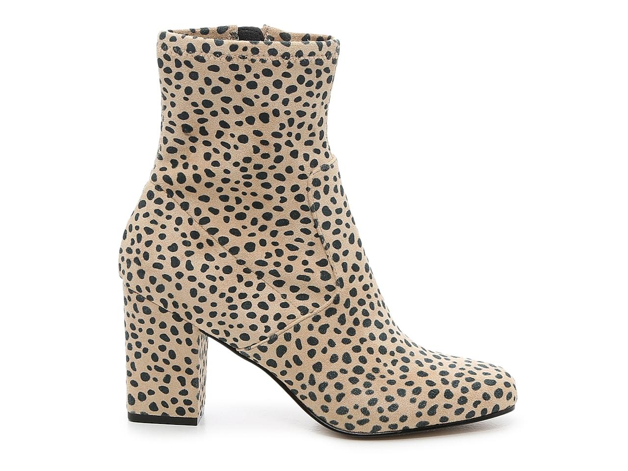 steve madden leopard print booties