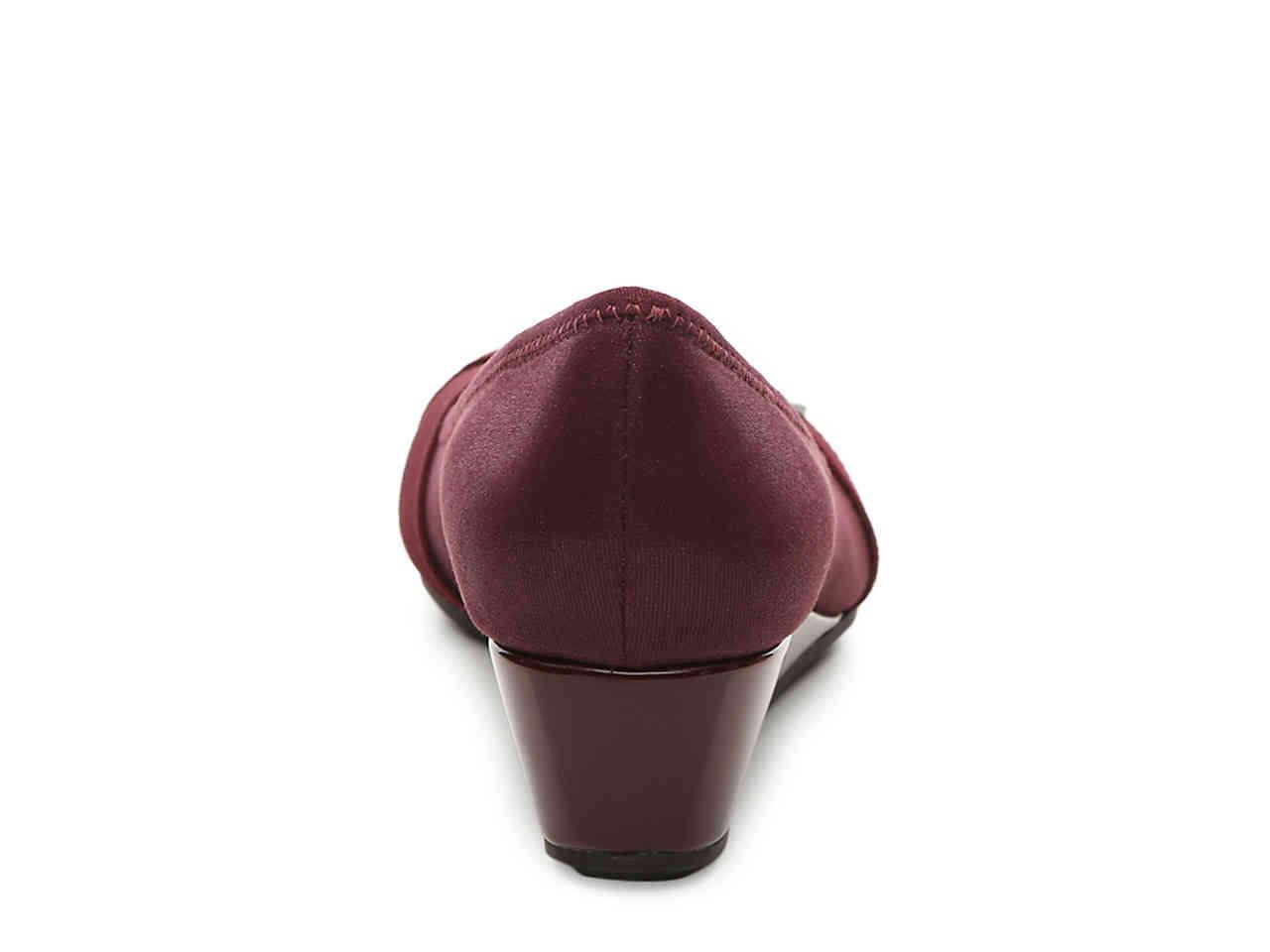 anne klein sport cloudless wedge pump