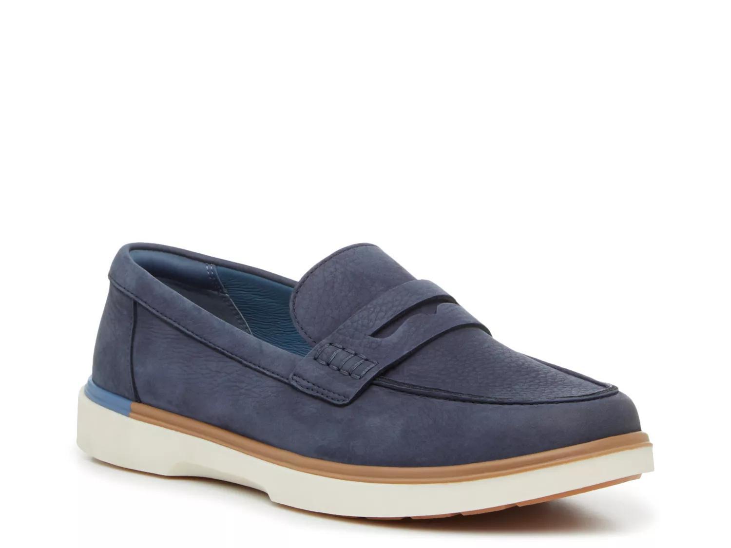 Hush Puppies Leo Penny Loafer in Olive brand new w tags wide fit Hush Puppies Leo Penny Loafer at Hamilton Place in  main image 4