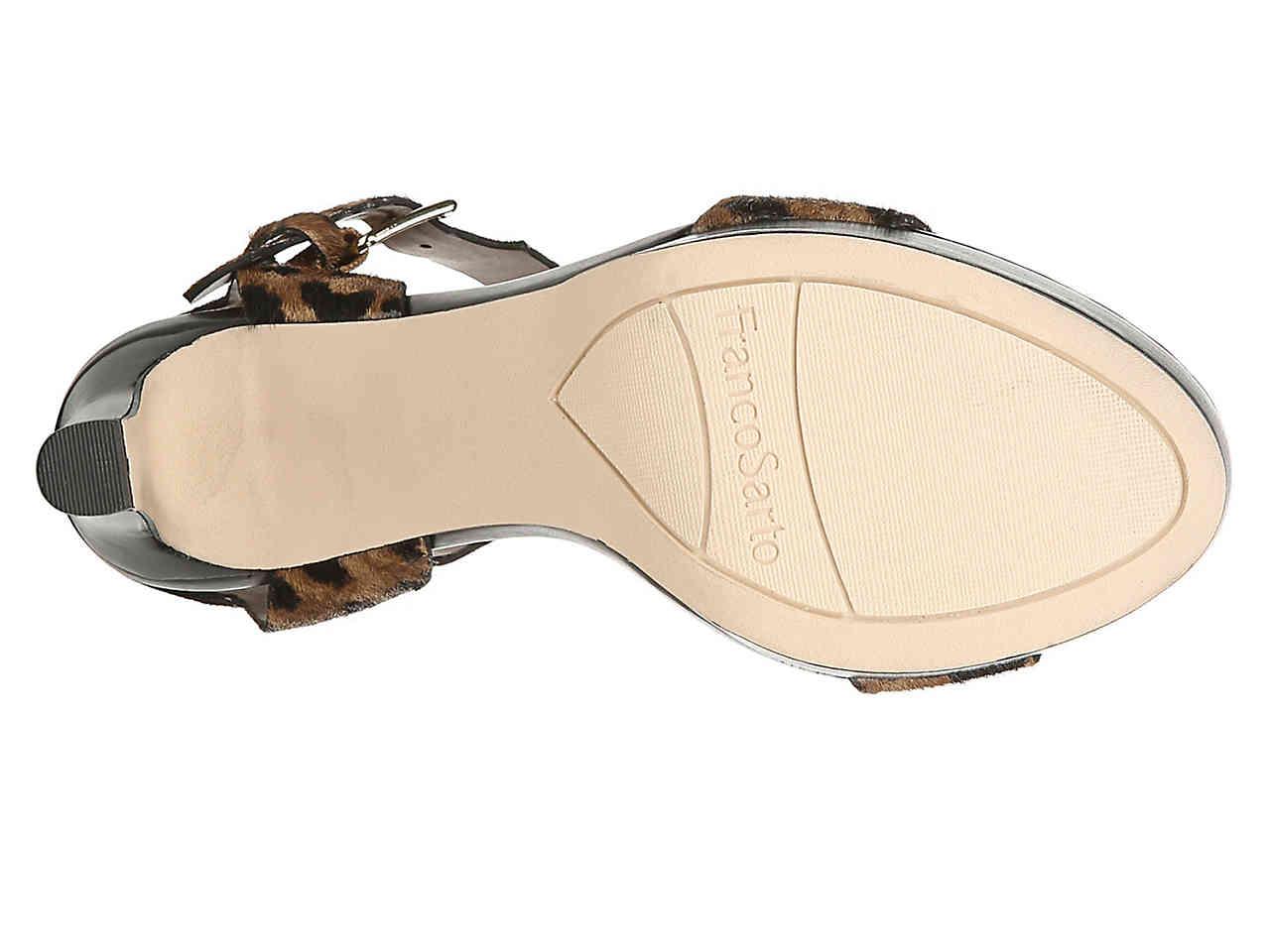 franco sarto cheetah sandals