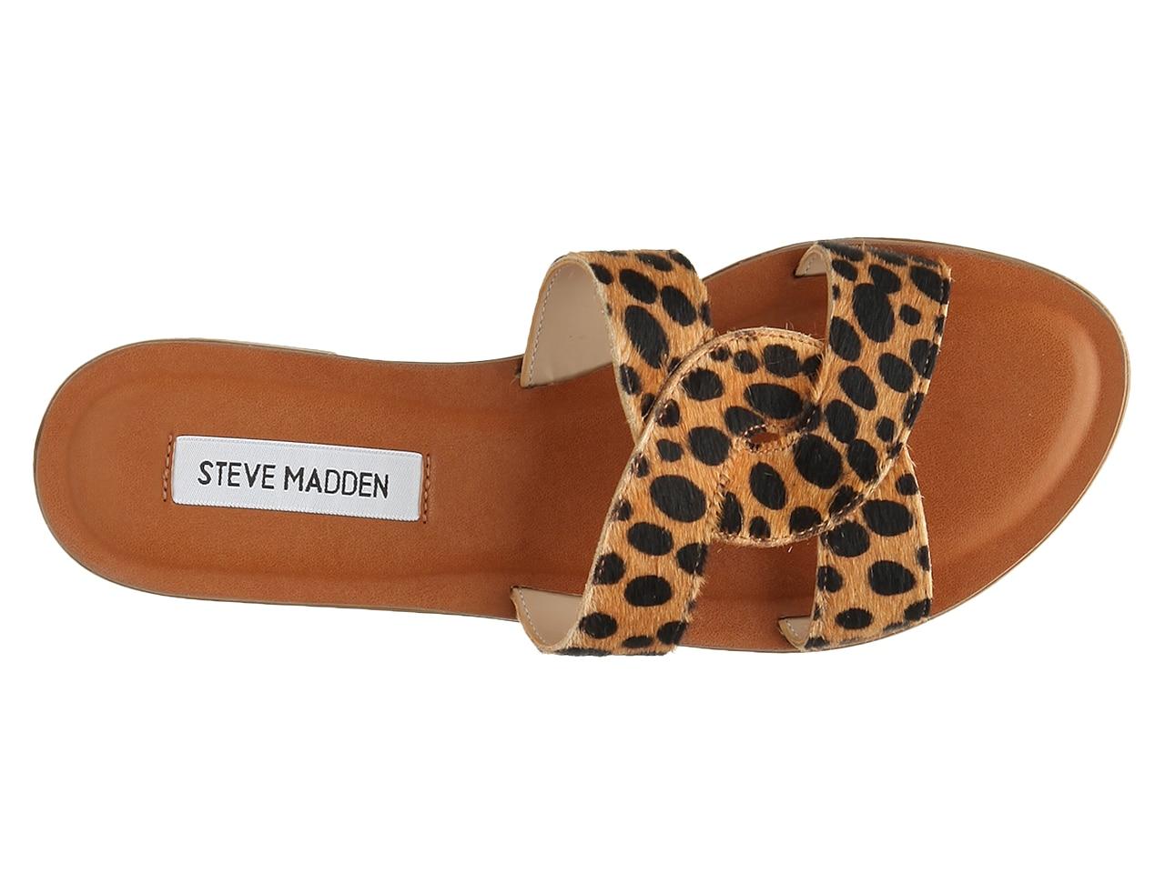 Steve Madden Havana Sandal in Brown/Black Cheetah Print (Brown) - Lyst