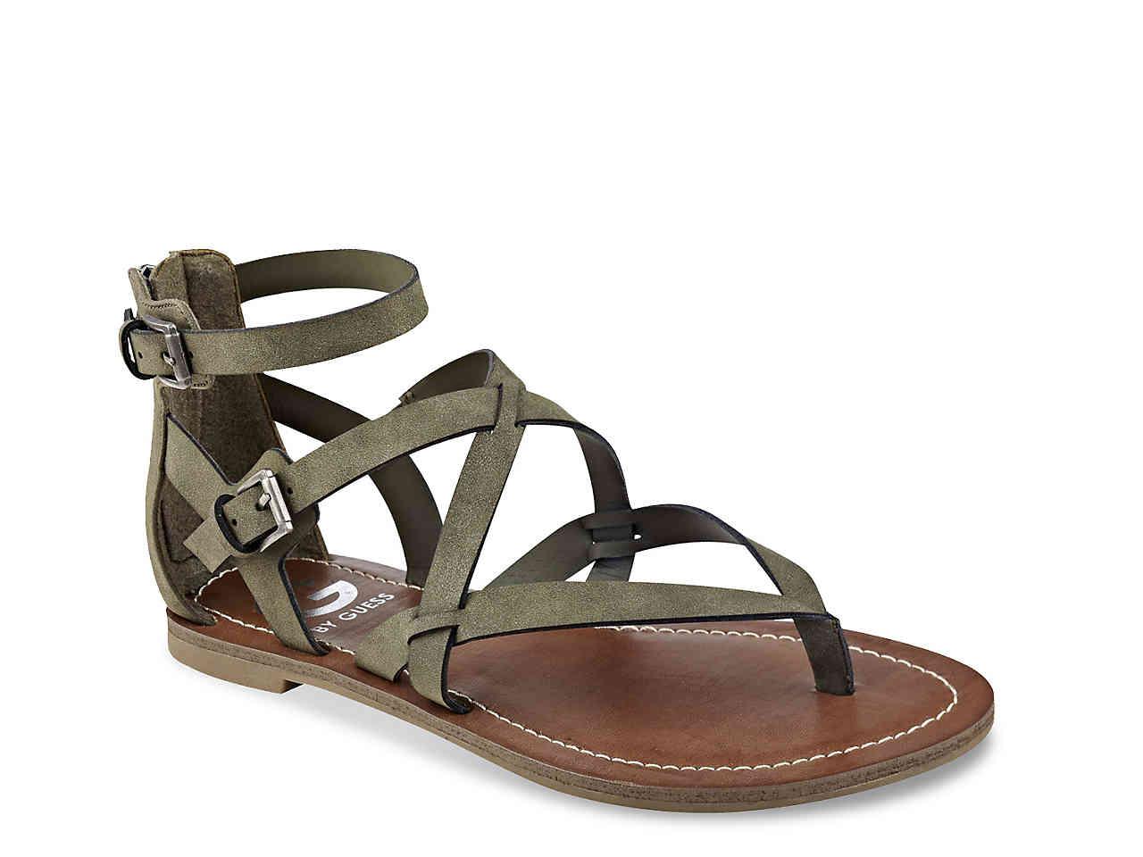 olive gladiator sandals