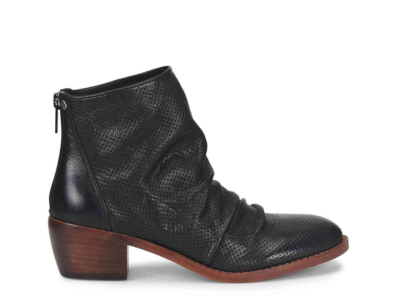 Isola Leather Sancia Bootie in Black - Lyst