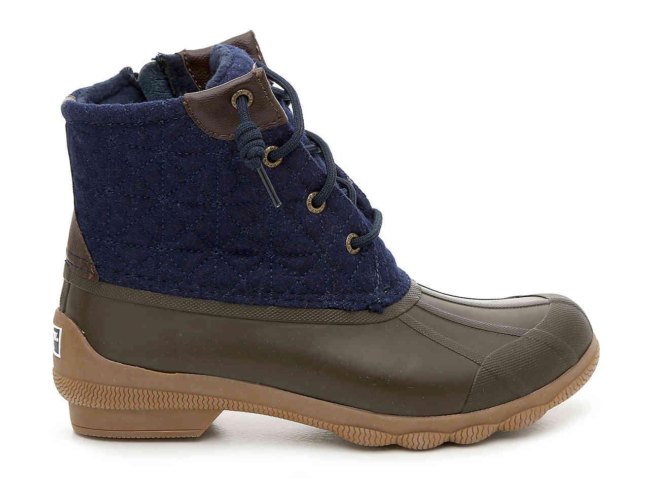 sperry syren gulf duck boot black grey